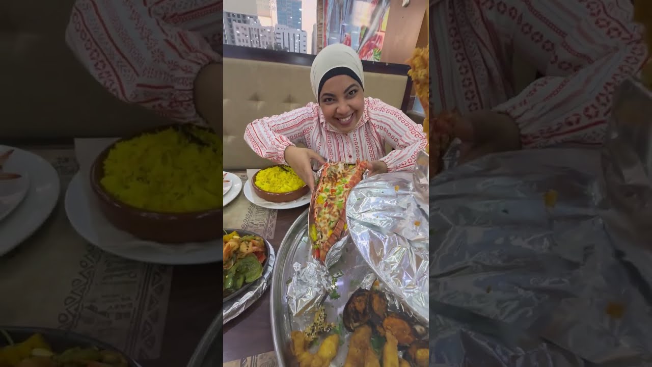 لما مراتك تعزمك على بسبوسة بالجمبري والبطارخ  في الامارات 🙆