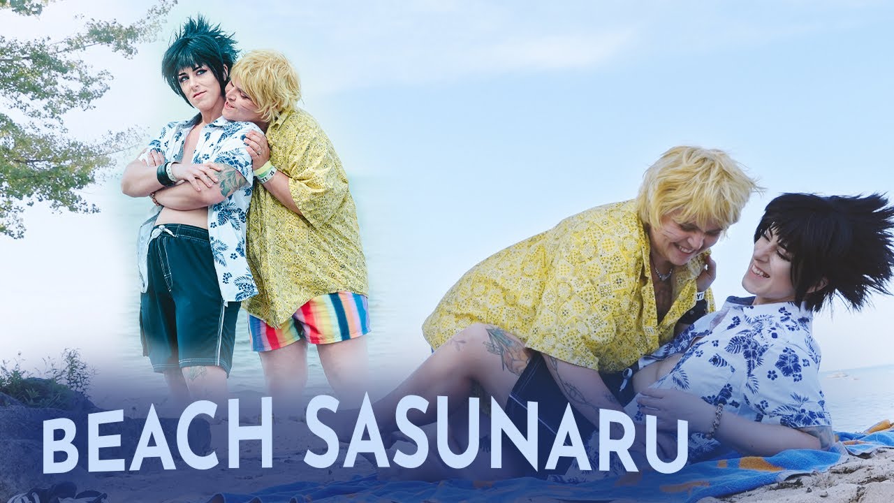 SasuNaru at the Beach - NSFW Version