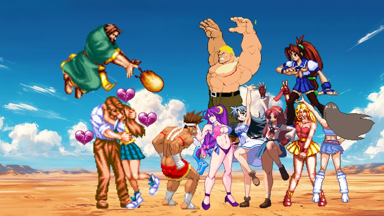 🔥 KISARAH vs MUGEN GIRLS & TEAM – INTENSE MUGEN SURVIVAL FIGHT EVER MADE