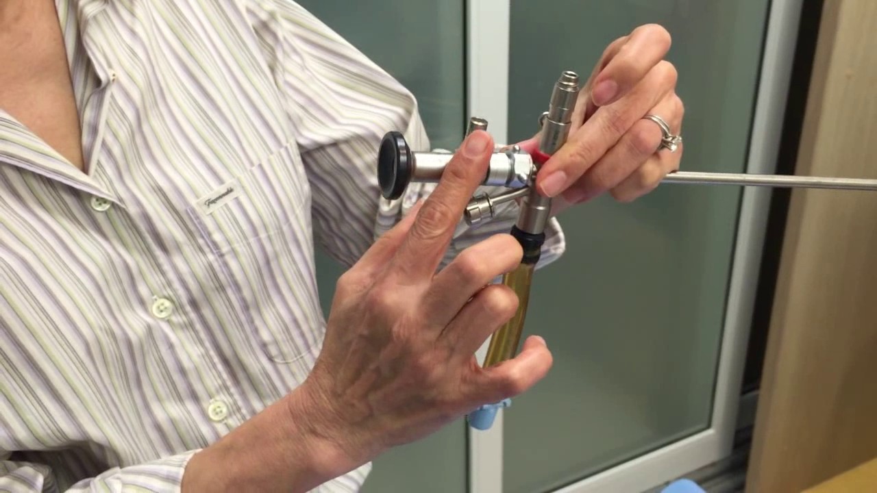 How to set up a rigid bronchoscope and foreign body scope, with Dr. Kathy SIe