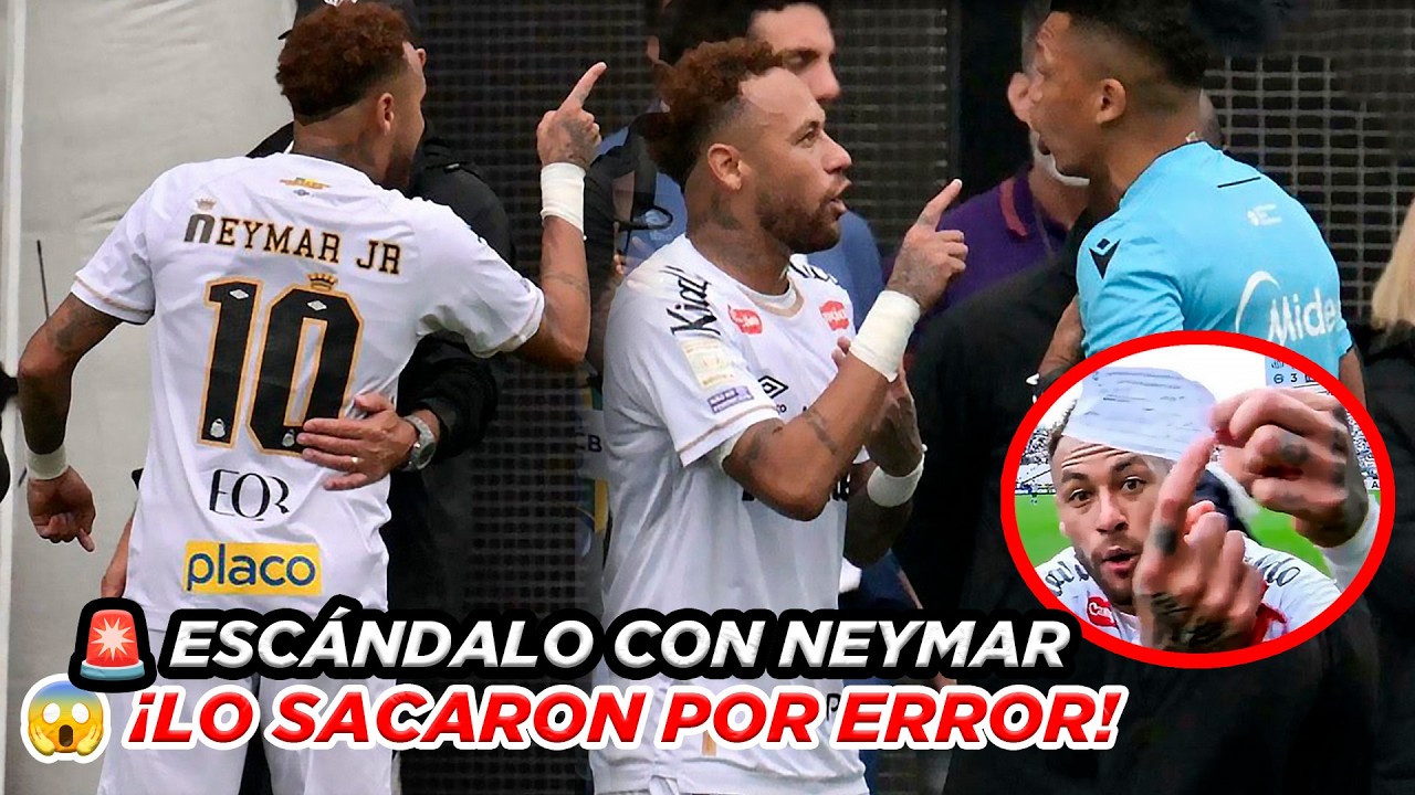 😱🇧🇷 &iexcl;NEYMAR EXPLOTA! Lo SACARON por ERROR ARBITRAL y NADIE lo pod&iacute;a creer 🤯⚽