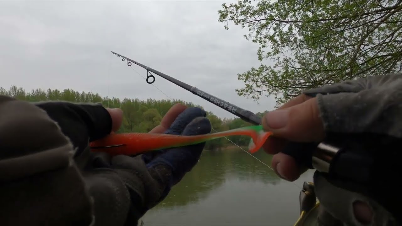 HIKI REACHER PERGETŐ BOT első próbája... - horgászat Kirillel 04.22