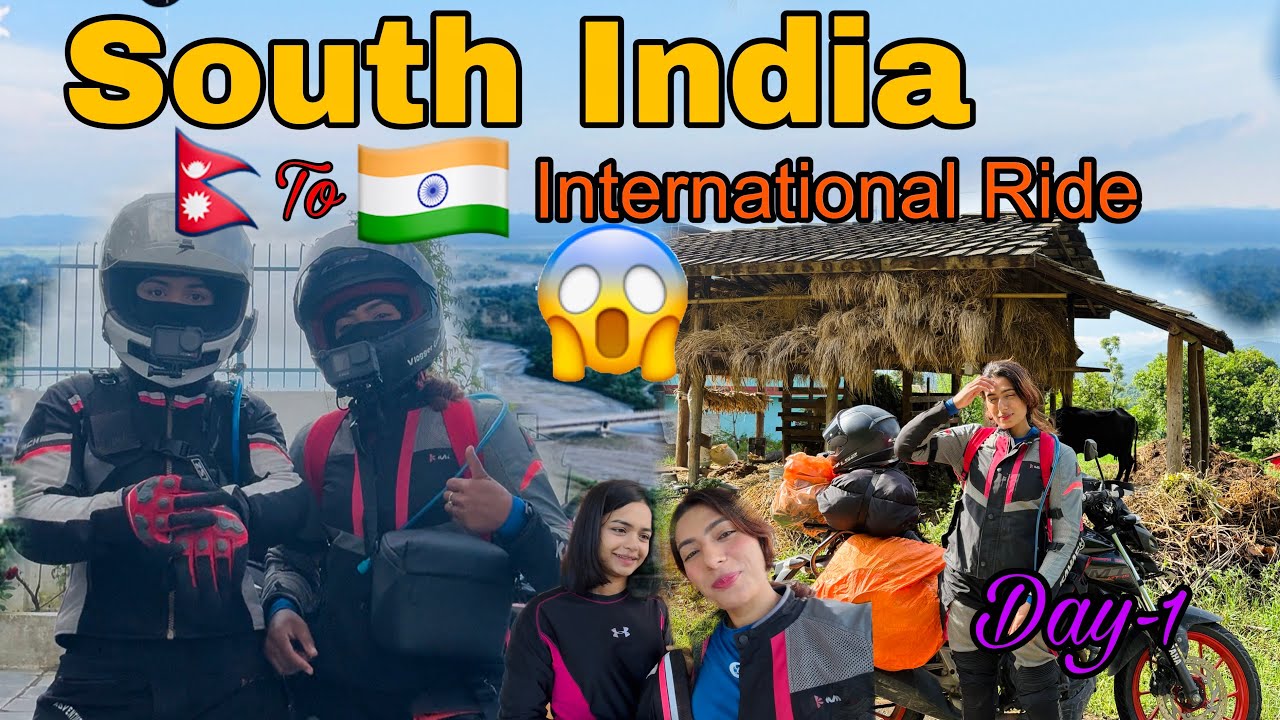 1ST INTERNATIONAL RIDE TO SOUTH INDIA WITH @SURAKSHYAKCOFFICIAL 😍