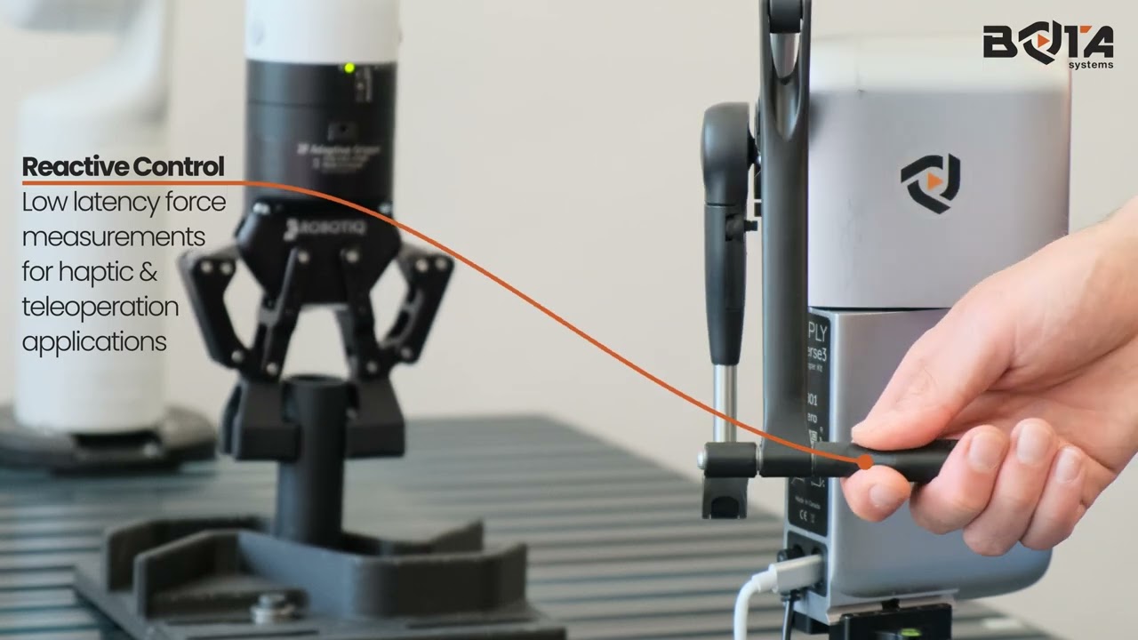 6-axis force torque sensor for Kinova Gen3 robot for Physical AI | Bota Systems