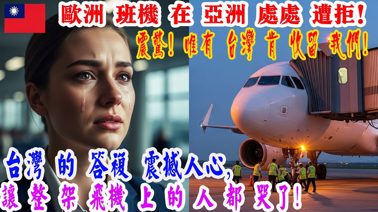 【來自國外的感人故事】「只有桃園願意接收我們！」——歐洲航班在亞洲各地遭拒 → 來自臺灣的回應讓整個客艙瞬間安靜