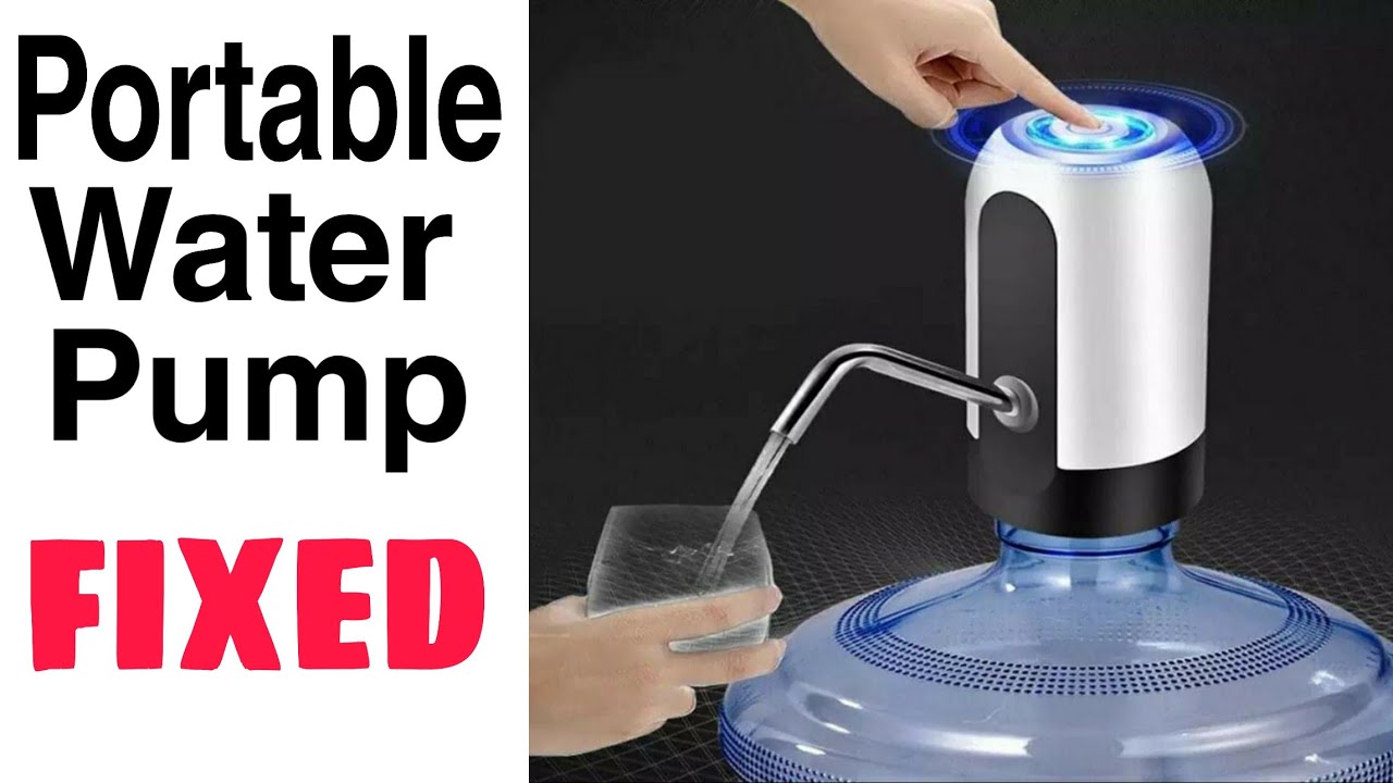 How To Fix Portable Water Pump | USB Rechargable Water Pump Not Working