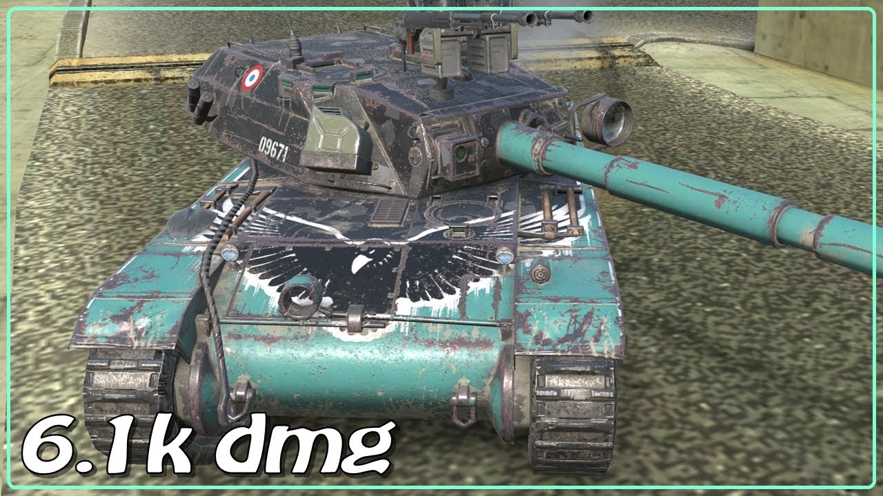 1v4 Bourrasque Noir • 5 frags • 6.1k dmg • WoT Blitz