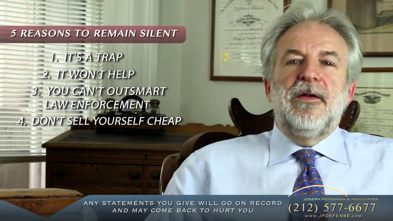 5 Reasons Not To Talk To Police Or Feds In New York