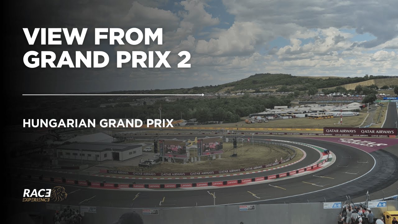 View from Grand Prix 2 at the Hungarian GP (2025)