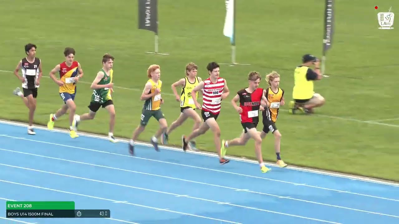 Boys U14 1500m Final: 2022/23 State Track and Field Championships