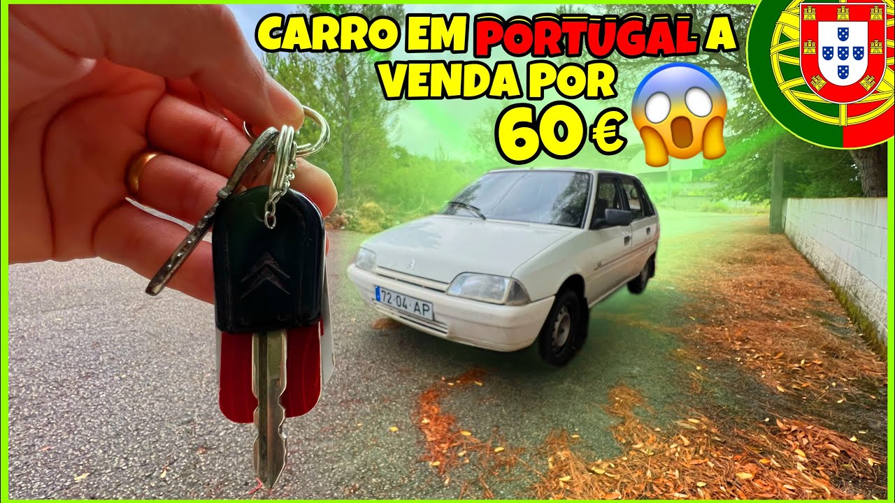 CARRO POR 60€ EM PORTUGAL MUITO BARATO - (Conrado Vlogs)
