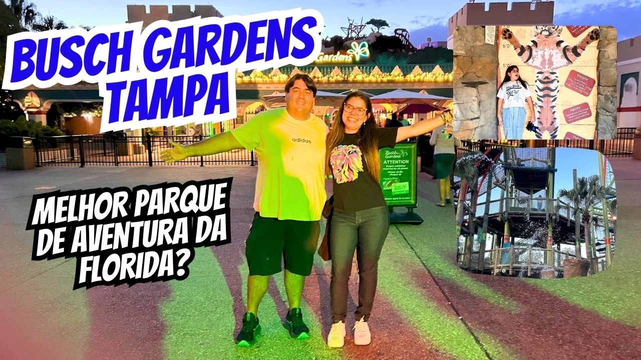 Busch Gardens Tampa: O Parque Mais Radical da Flórida? 😱