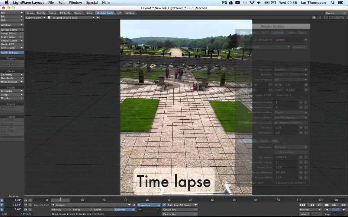 LightWave 3D - Camera Matching (part 01)