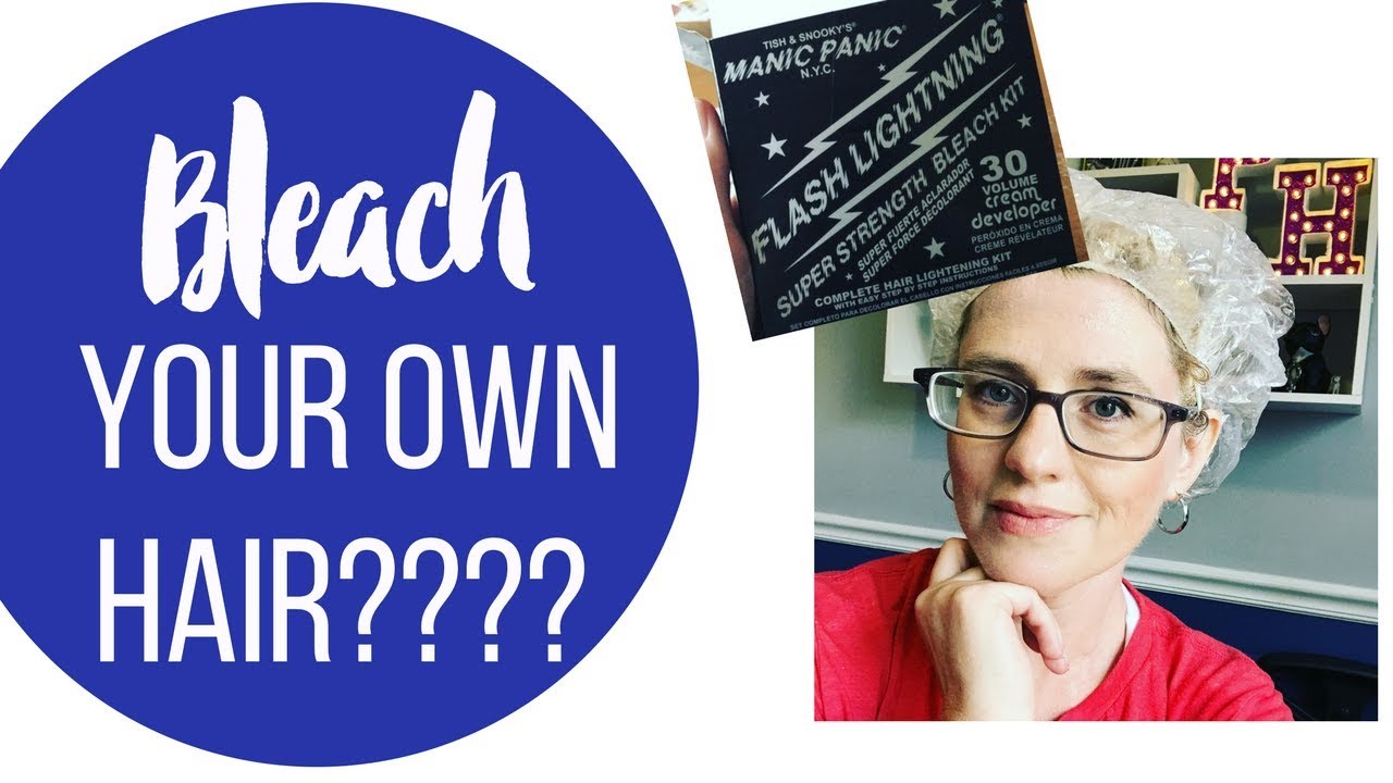 How To Lighten Hair at Home | Manic Panic Flash Lightning Review