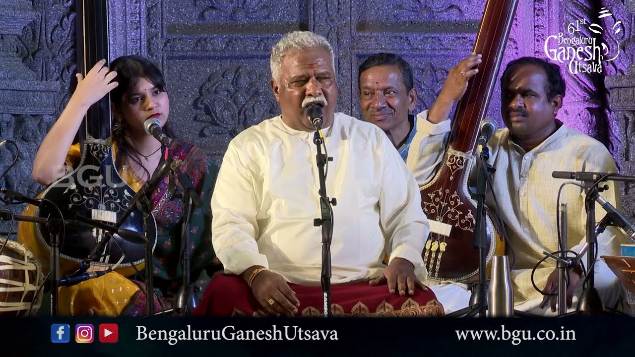 YEGA YEGA VITHA BAYI | Pt. M Venkatesh Kumar | Bhakti Sangeetha |  61st Bengaluru Ganesh Utsava 2023