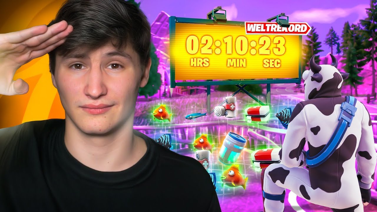 Das L&Auml;NGSTE Game in Fortnite! (WELTREKORD)