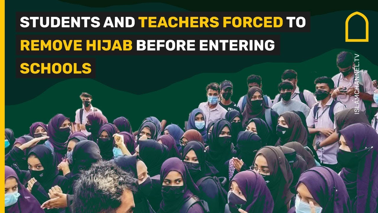 Students and teachers forced to remove hijab before entering schools