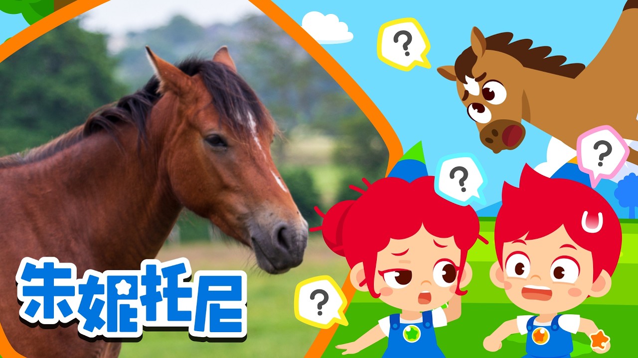 小马小马找妈妈🐎 | 帮小马找妈妈！| 动物儿歌 | 趣味探索 | 朱妮托尼儿歌 | Kids Song in Chinese | 兒歌童謠 | 卡通動畫 | 朱妮托尼童話故事 | JunyTony