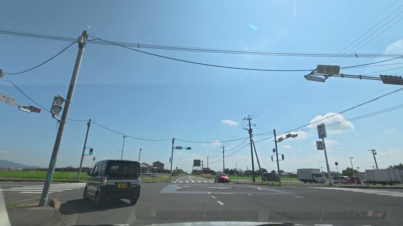 【車載動画】神埼市のエッフェル塔～国道322号線他～高速道入口