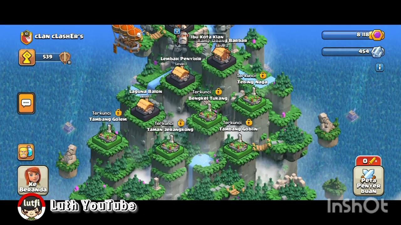 Bermain game clas of clan