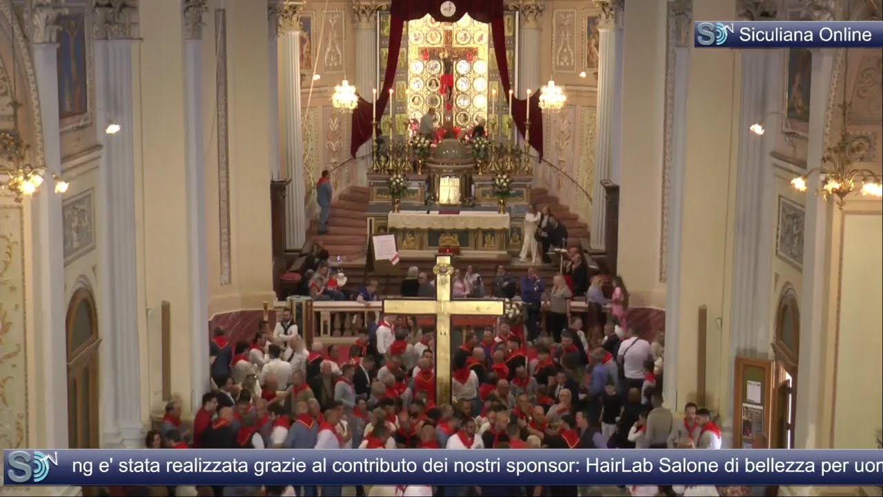 La Processione del SS Crocifisso (Riprese Webcam 2025) - Siculiana On Line