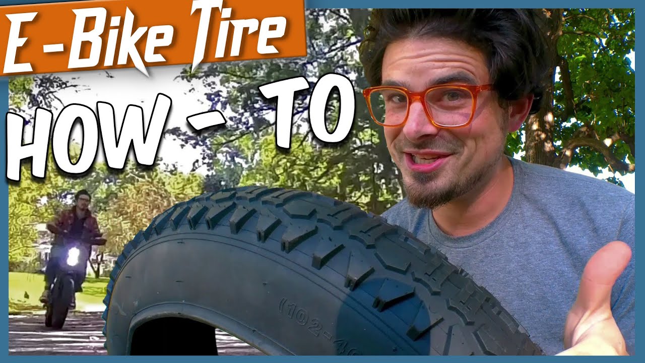 Off-Road E-Bike Tire Upgrade! Hycline Bones Fat Tire Review - How To Change Tires on Engwe M20