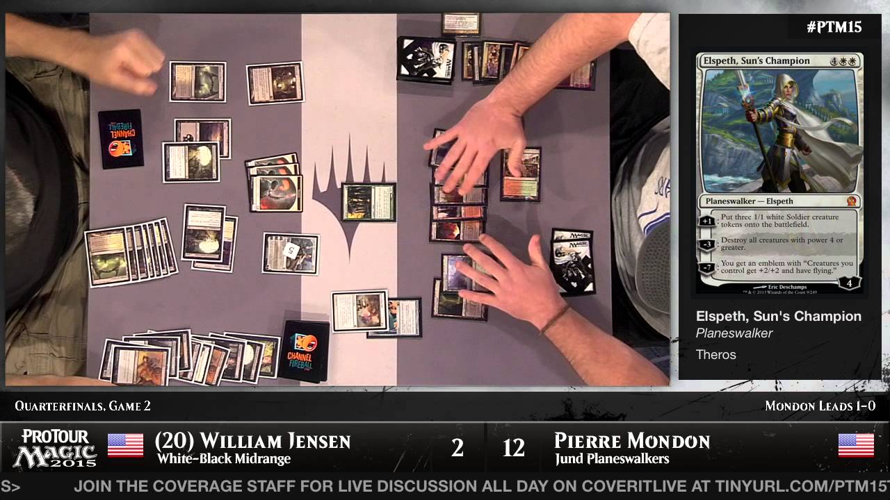 Pro Tour Magic 2015 - Quarterfinals - William Jensen vs. Pierre Mondon