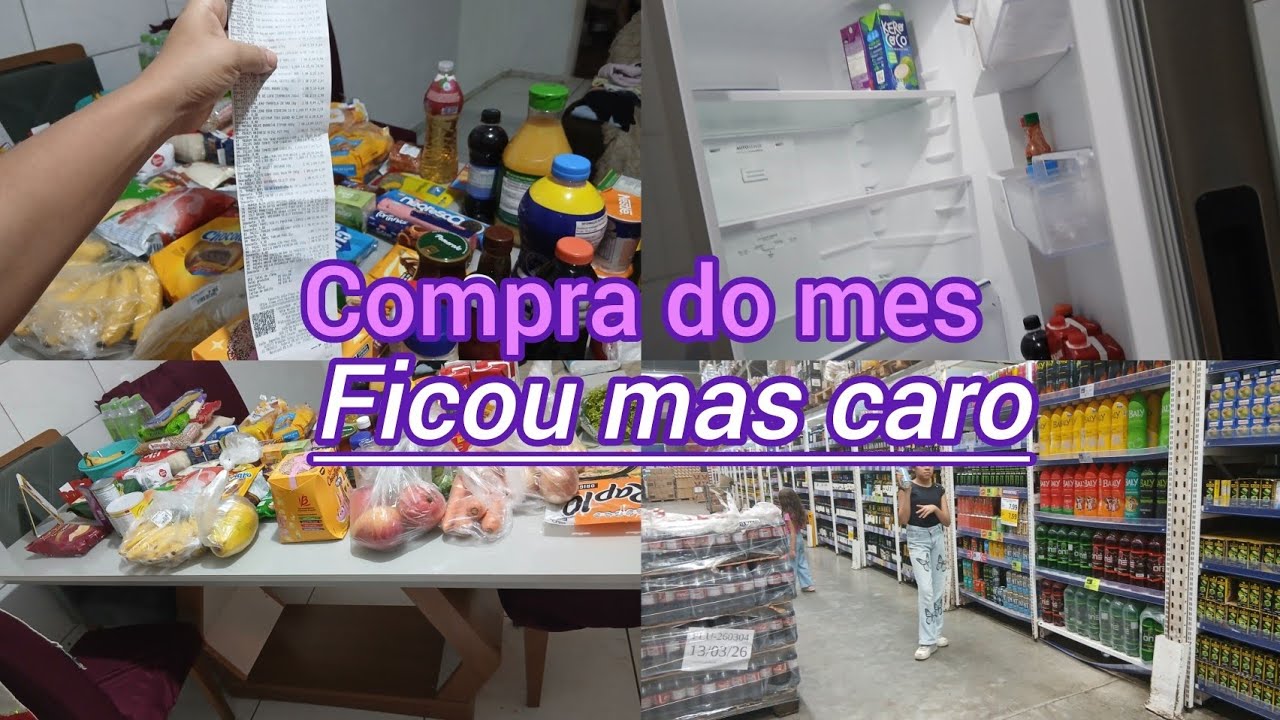 COMPRAS DO MÊS | DE UMA FAMÍLIA DE 5 PESSOA , Será que compensou ?