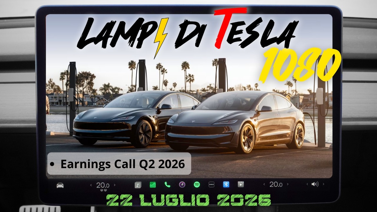 Earnings Call Q2 2026 ⚡️Lampi di Tesla 1080