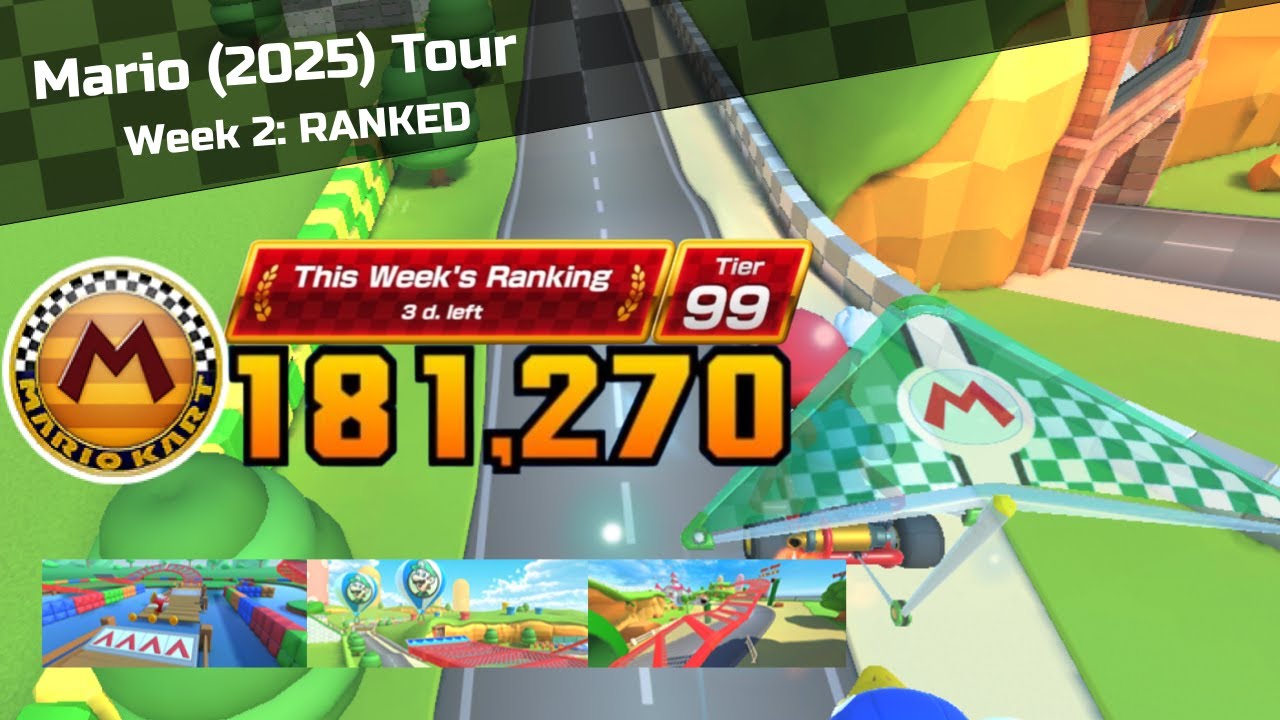 Mario Kart Tour | Mario (2025) Tour: Week 2 Ranked Cup