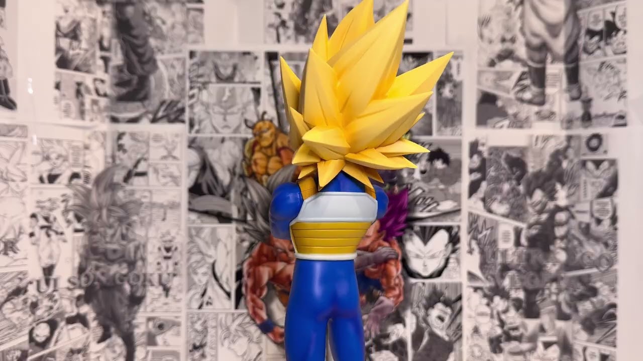 Dragon Ball Super Saiyan 3 Vegeta Figure Ichiban Kuji VS Omnibus CROSS Prize B Figure. 