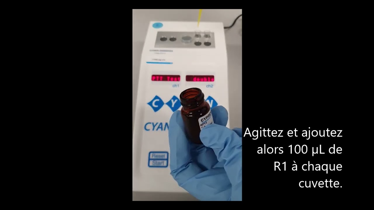 Mesure de TCA avec le CYANCOAG 2ch