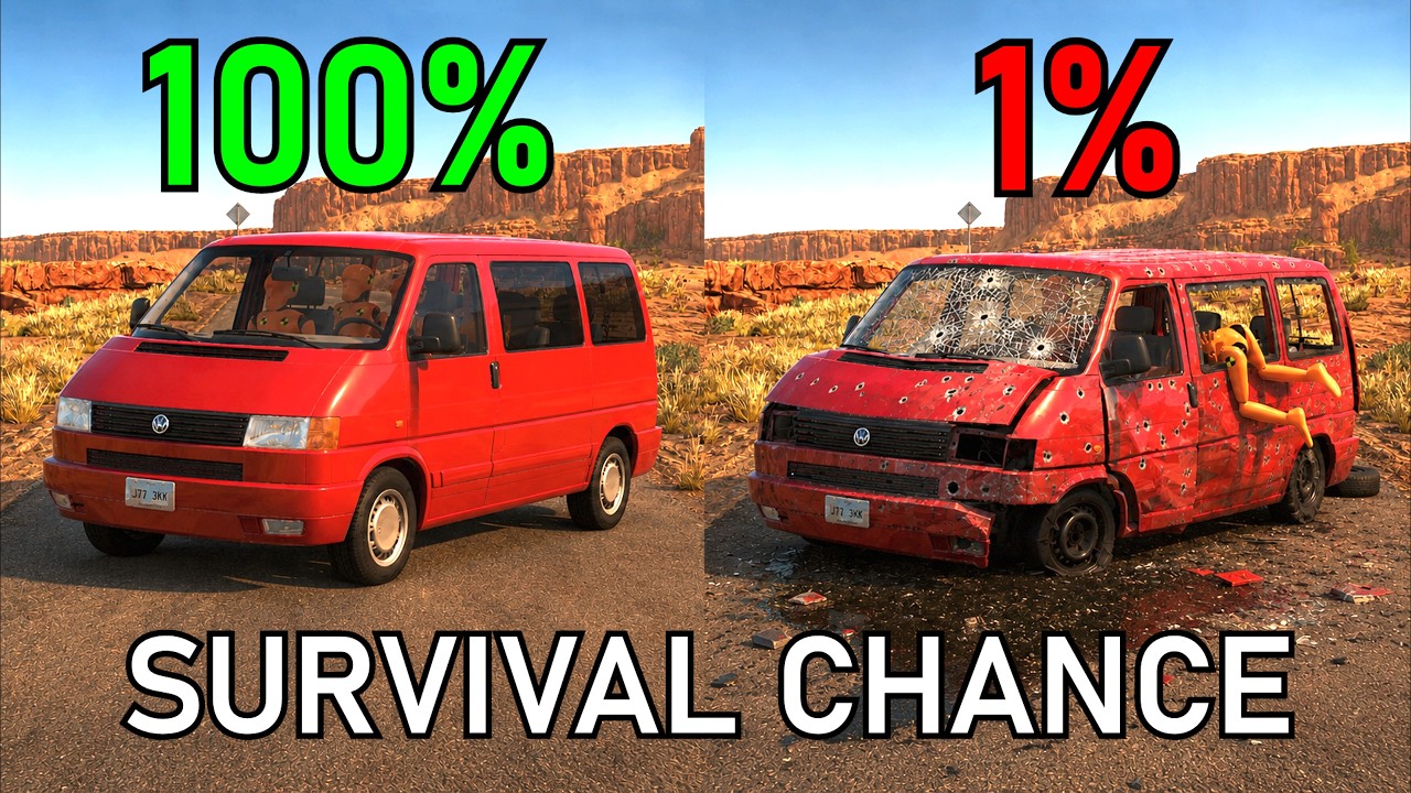 Best of Realistic Survival Chance Crashes #27 | BeamNG.drive