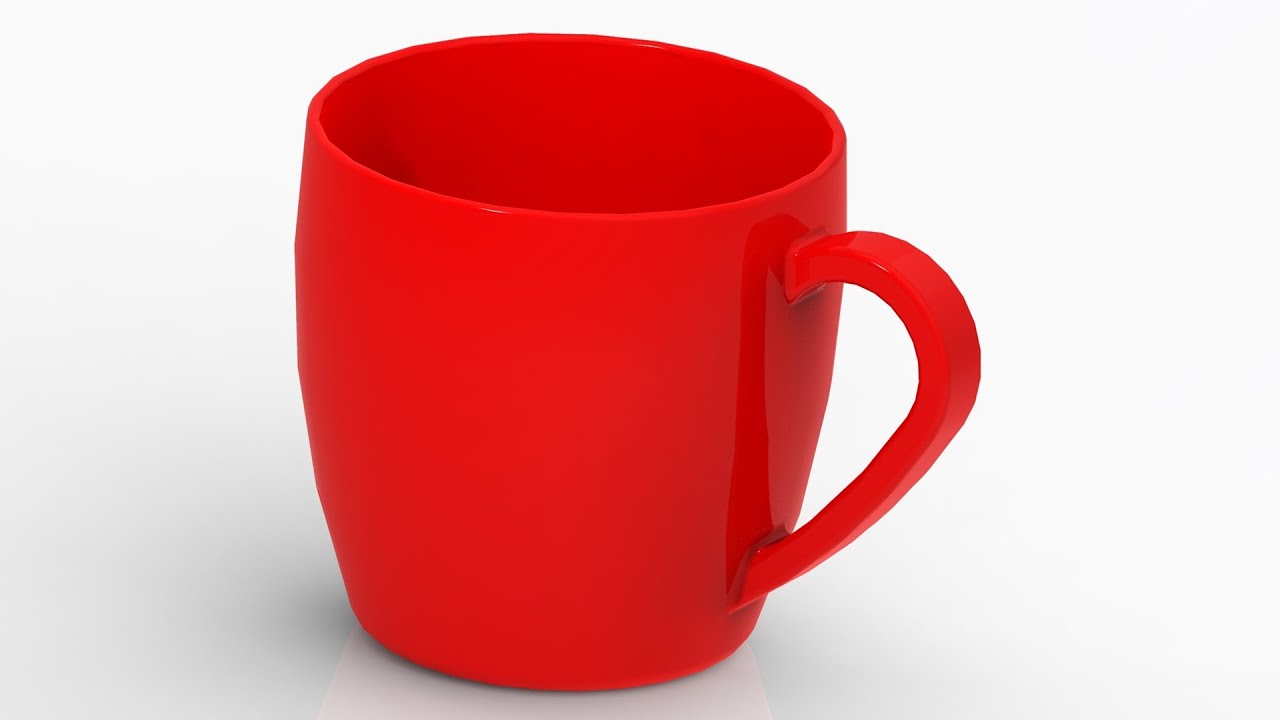 Creo Tutorial#8 | Design of Coffee Mug (with narration).