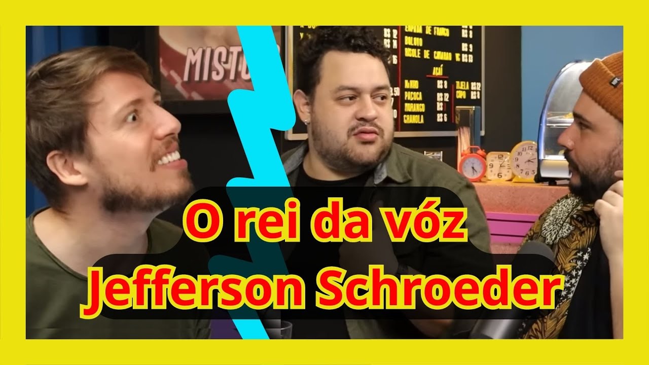 Incrível!!! Jefferson Schroeder fazendo as vozes de seus personagens.