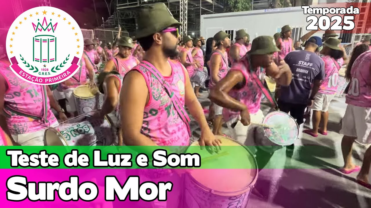 Mangueira 2025 | Surdo Mor  - Ensaio Técnico |  Samba ao vivo #ET25