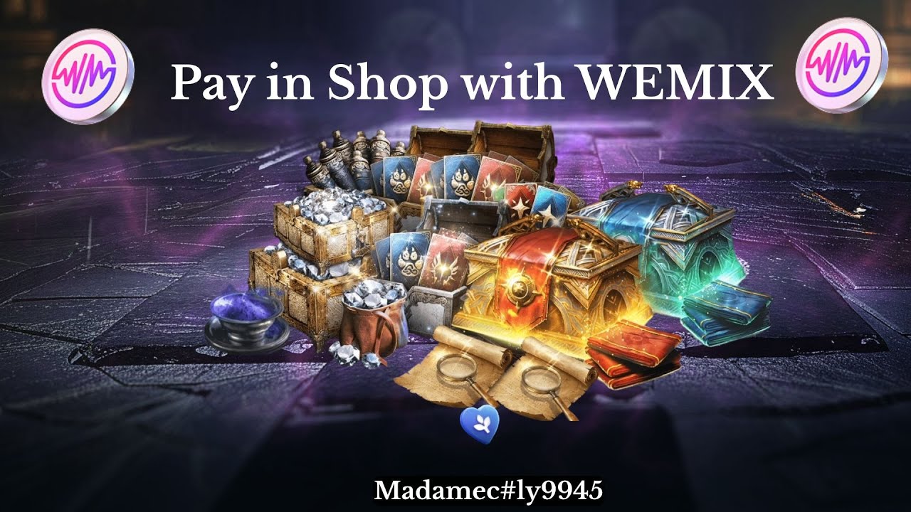 ใช้จ่าย Shop Legend of YMIR ผ่าน WEMIX PLAY