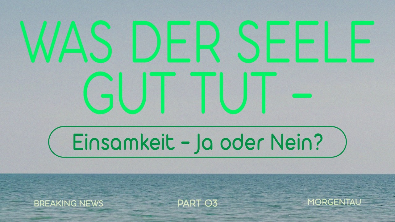 Morgentau | Breaking News | Peter Wenz