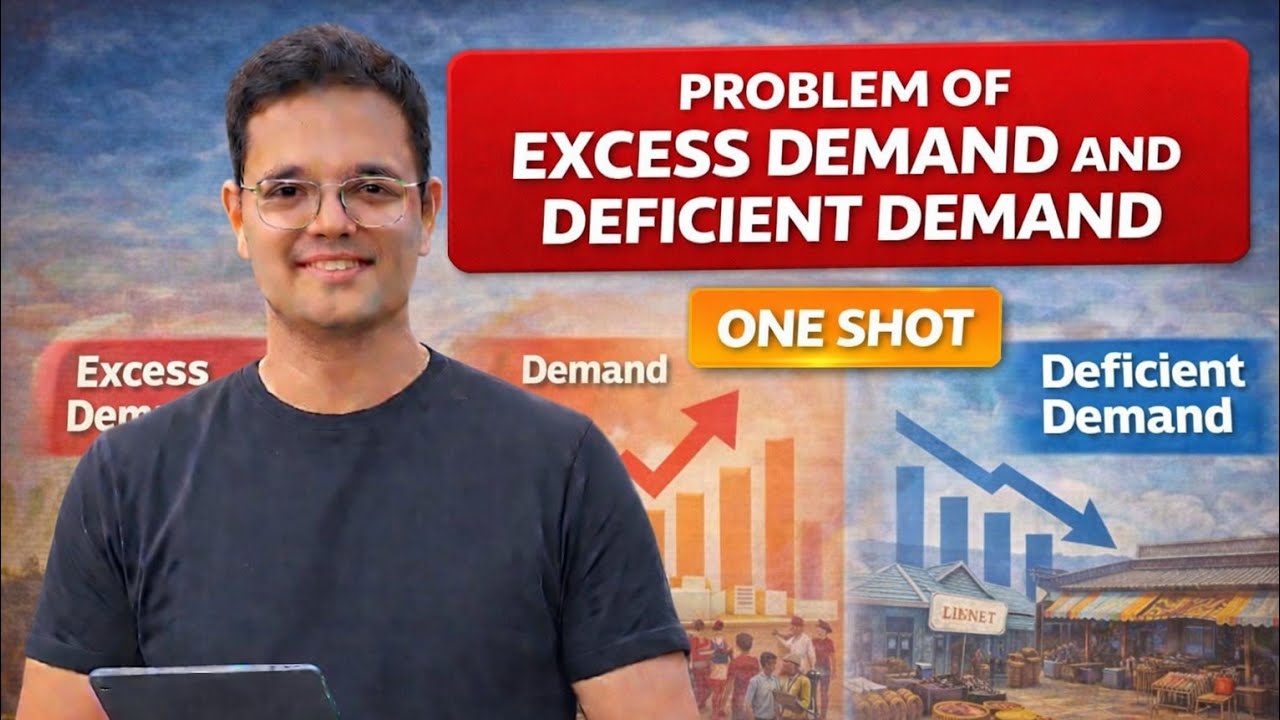 Excess & Deficient Demand | One Shot | Easiest Explanation | Chapter 7 | Class 12 | Macro Economics