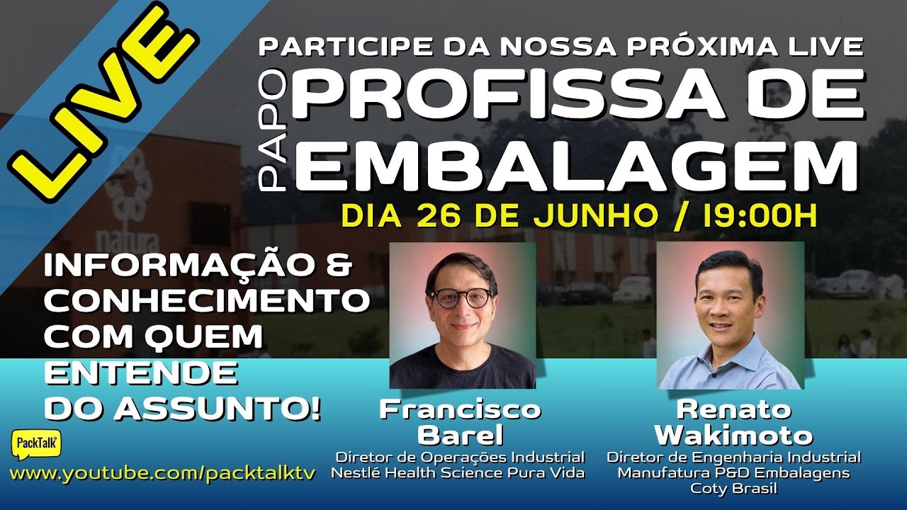 PAPO PROFISSA DE EMBALAGEM - AO VIVO 26.06.2025