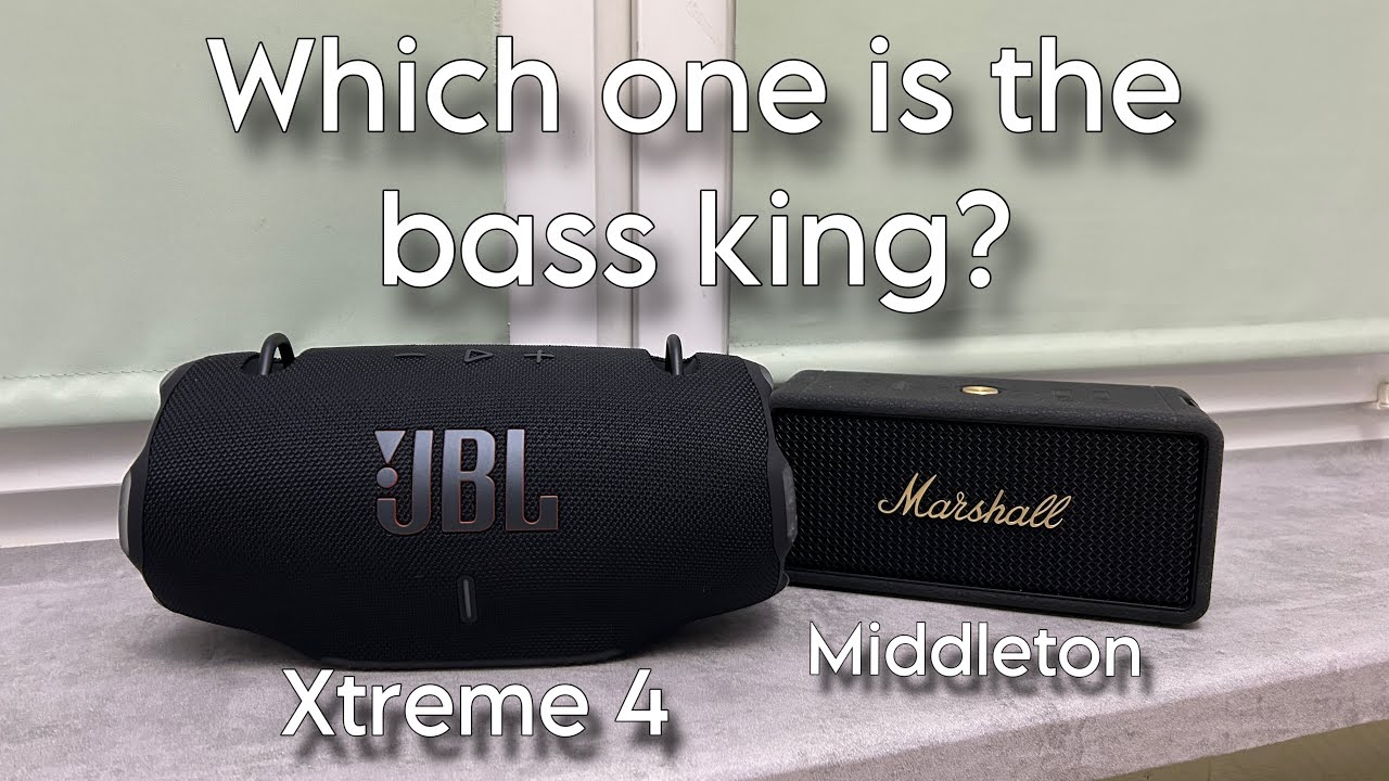 JBL Xtreme 4 vs Marshall Middleton | Sound Test 🤩 | INCREDIBLE BASS PERFORMANCE? 😂