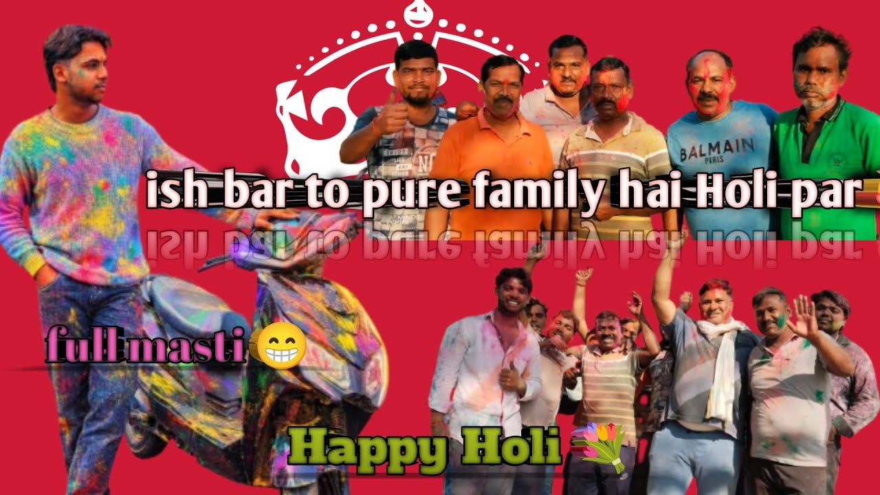 Is bar to maja a Gaya Holi per 😍 full vlog 😱 watch now