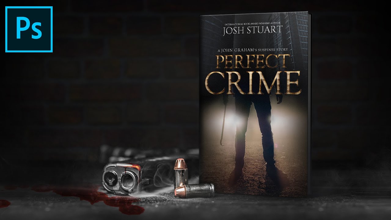 Mystery Book Cover Design in Photoshop