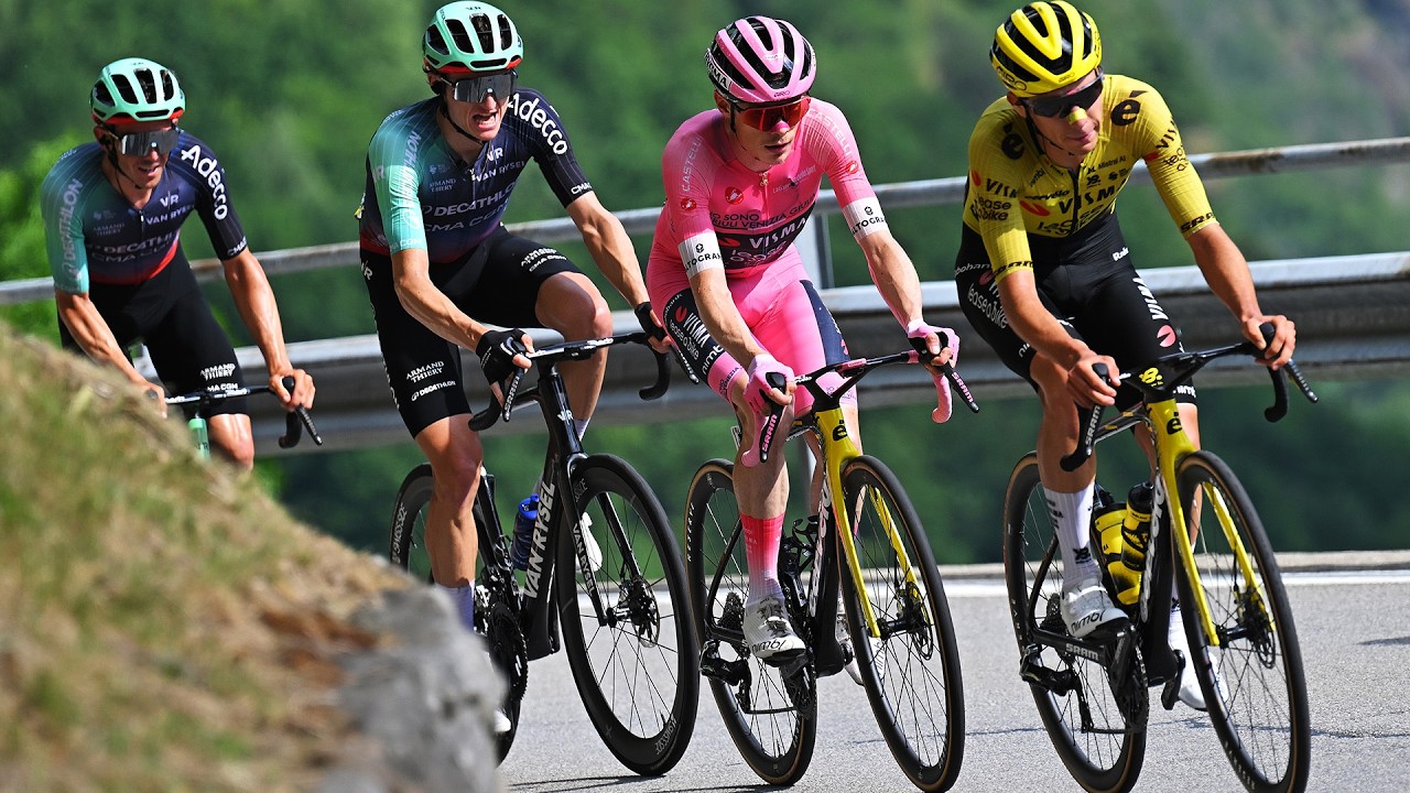 Bergankunft in Schweizer Bergdorf | Finale 16. Etappe | Giro d'Italia 2026 | Radsport