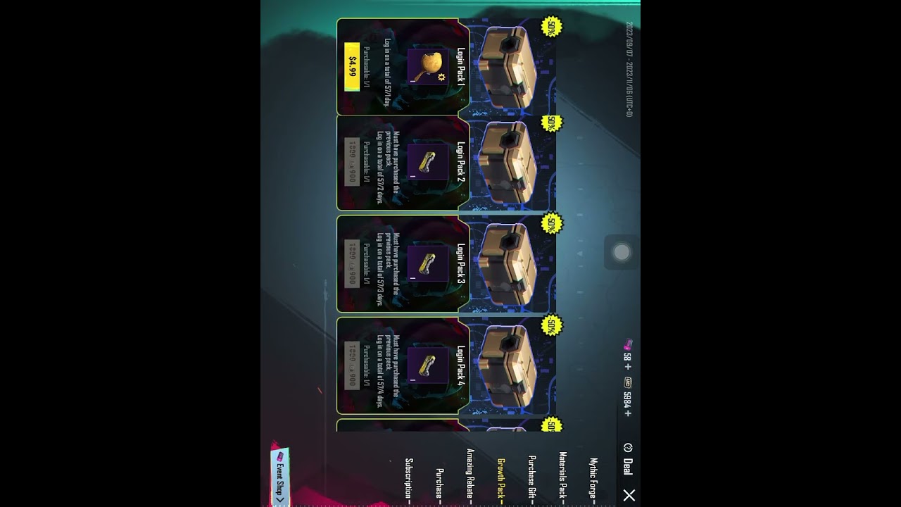 Pub g mobile UC purchase event&hellip;. Free UC &hellip; last stack of uc on game&hellip;.. poor noob g mobla game
