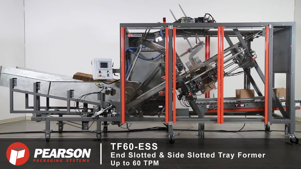 Pearson TF60 ESS End Slotted Side Slotted Tray Former Forming Retail Ready Trays | ProPac.com