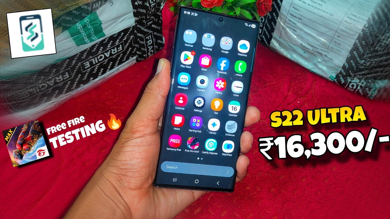 I purchased Galaxy S22 Ultra In ₹16,300/- & Gaming Test ! Cheapest Deal Ever 💥