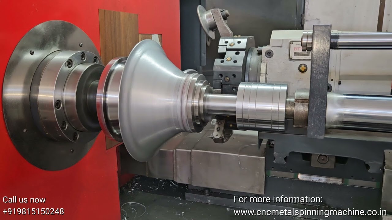 CNC METAL SPINNING #HVAC #DSMM #makeinindia #flowforming #cncmetalspinningmachine #metalspinning