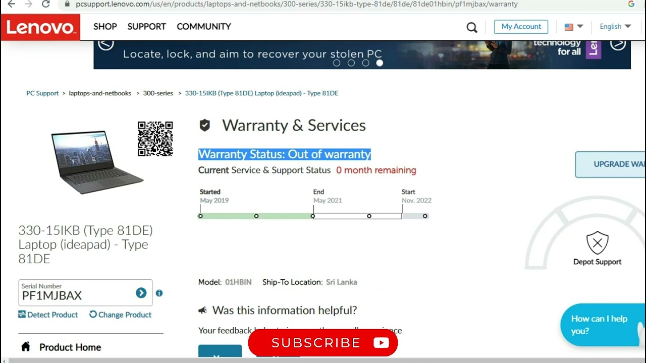 How To Check Lenovo Laptop Warranty | Laptop | Desktop | phone
