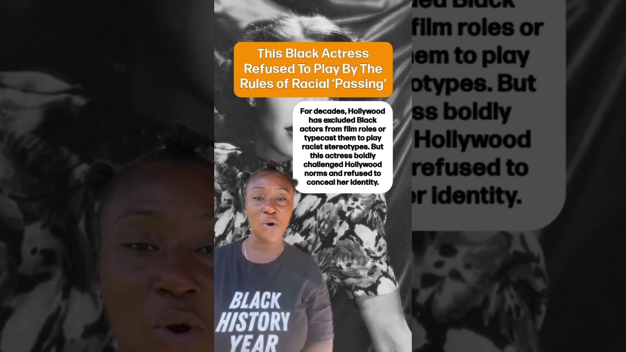 This Black Actress Refused To Play By The Rules Of Racial 'Passing' #pushblack #blackhistory